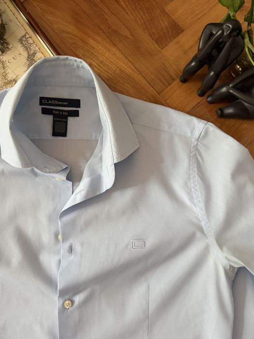 Cămașă CLASS Roberto Cavalli Made in Italy, bleu, mărimea S
