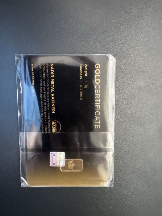 Lingou de aur 1 gram