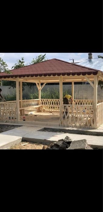 Vand magazie terasa pergola
