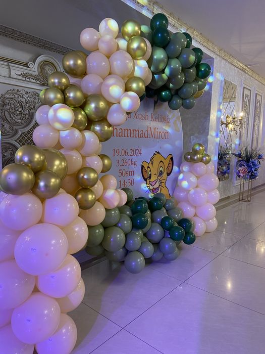 Sharlar bilan ofarmleniya bezatish-har bir tadbir uchun ajoyib g’oya!