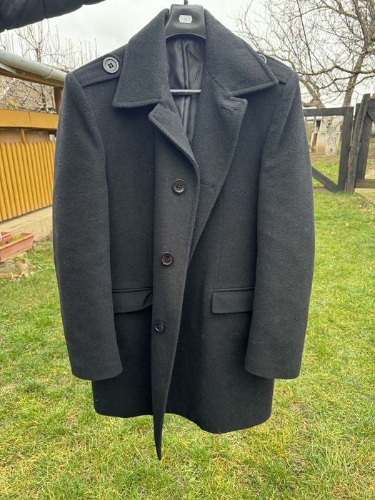 Palton bărbați negru