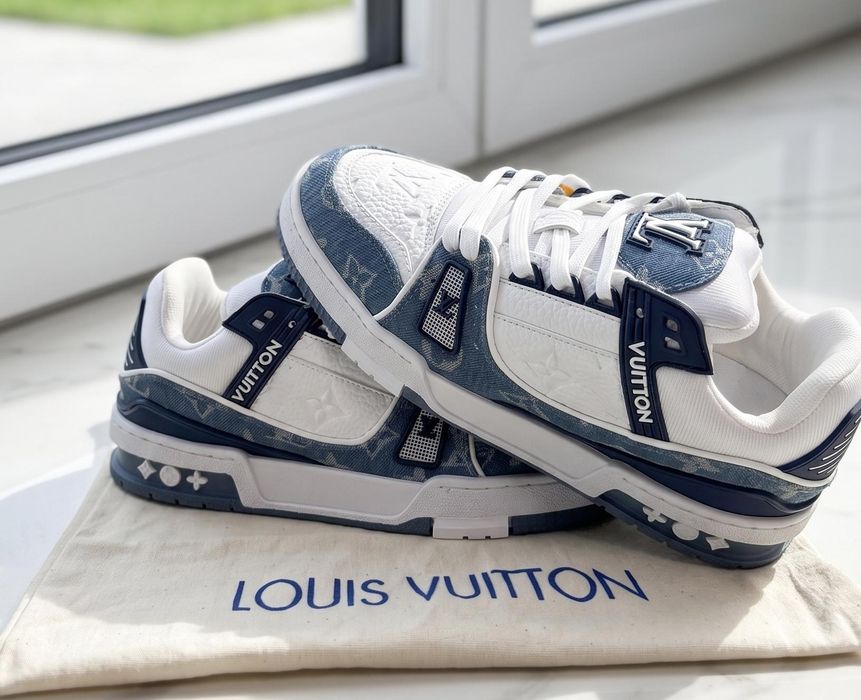 Adidasi LV Trainer Blue Jeans - Full Box