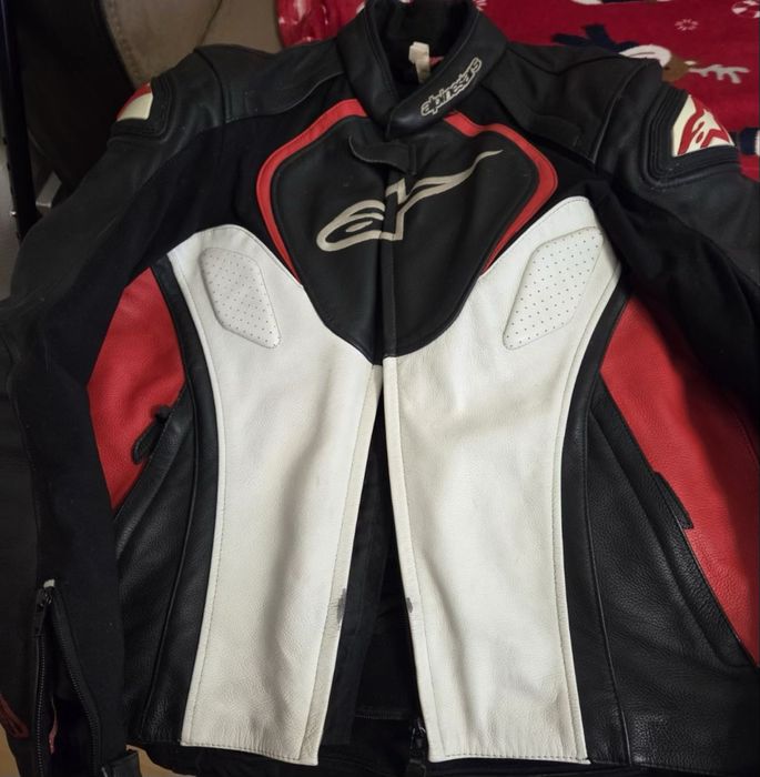 Кожено мото яке Alpinestars (EU 52 / US 42)