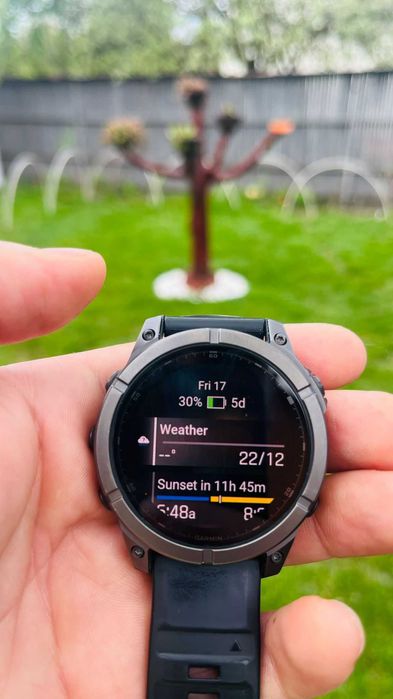 Garmin Fēnix E, 47mm, AMOLED, Slate Gray Black — stare impecabilă, garanție activă ~18 luni