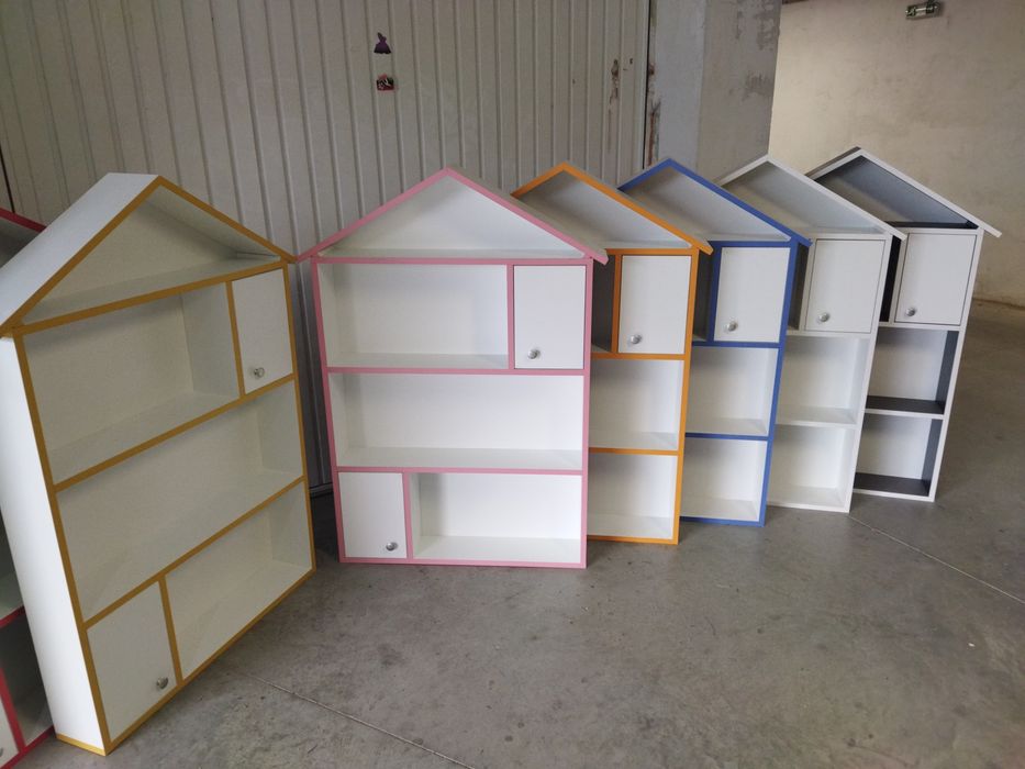 Къщичка за кукли, библиотека,къщичка за книги,етажерка