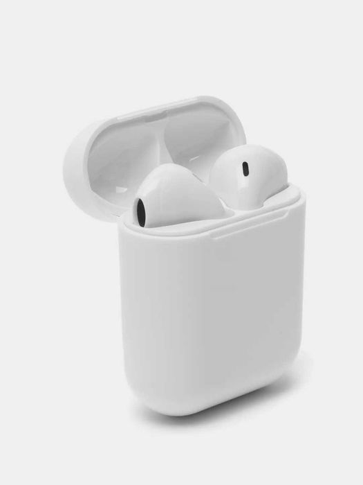 Беспроводные сенсорные наушники, TWS i12, с микрофоном и кейсом