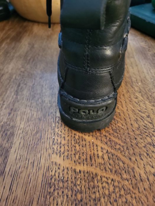 Дамски кожени зимни  боти на марка "Поло"