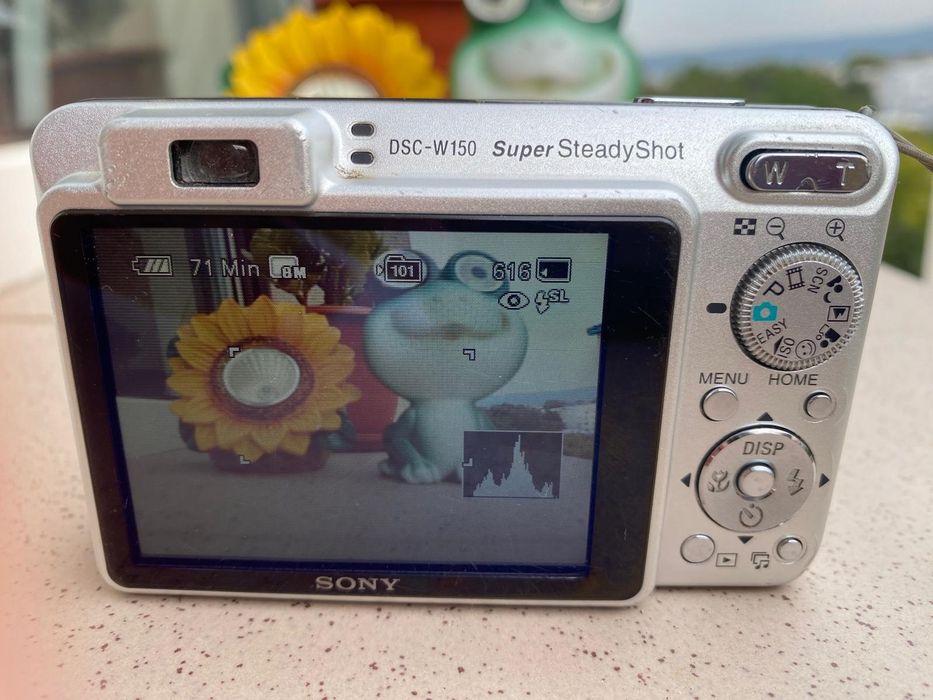 Sony  DSC W 150 super  steady shot