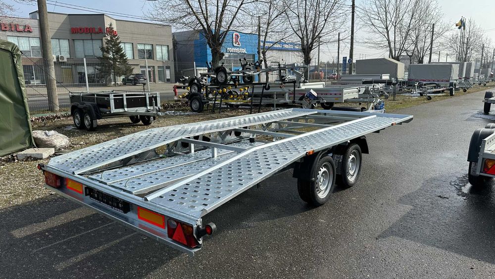 Platformă auto Repo 2700kg cu RAR și număr roșu