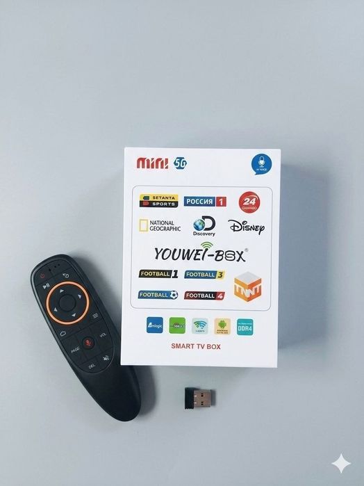 Smart TV  4/32   1000 канал TV box Smart приставка  тюнер