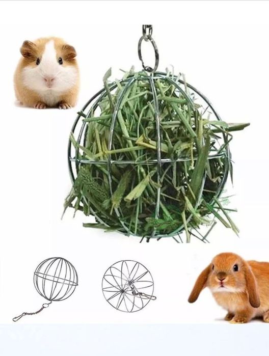 Шар для сена металлический для грызунов