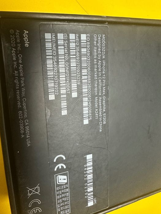 iPhone 12 Pro Max 512GB Graphite