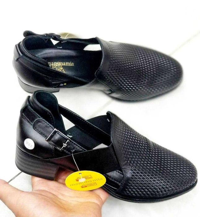 Шикарные кожаные туфли босоножки MammaMia Italy, все размеры, Турция!