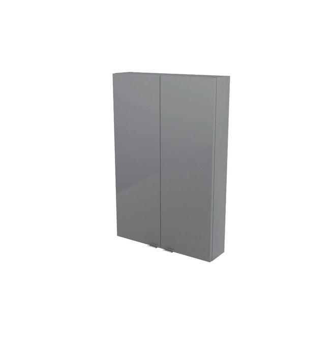 Dulap de baie, suspendat,  gri