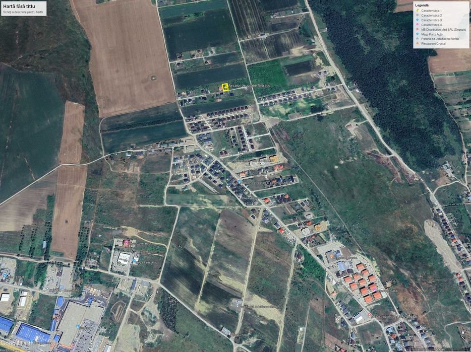 Teren 618 mp intravilan Valea Lupului, Iasi