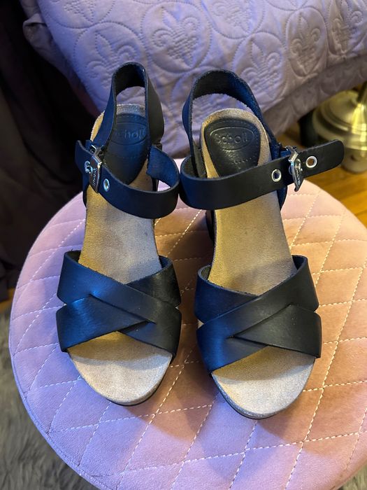 Sandalde piele naturala dr scholl