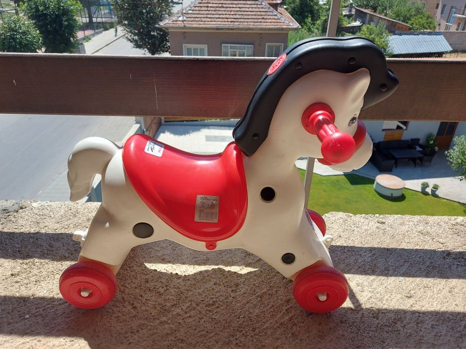 Детско конче на колела + люлка