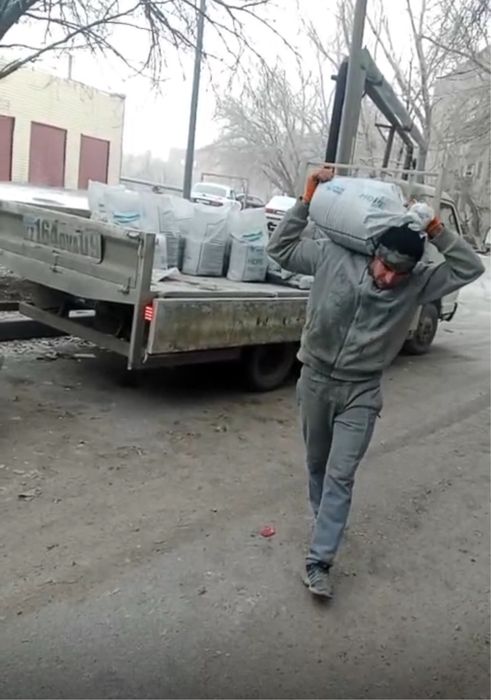 Грузчики подьём на этажи материала