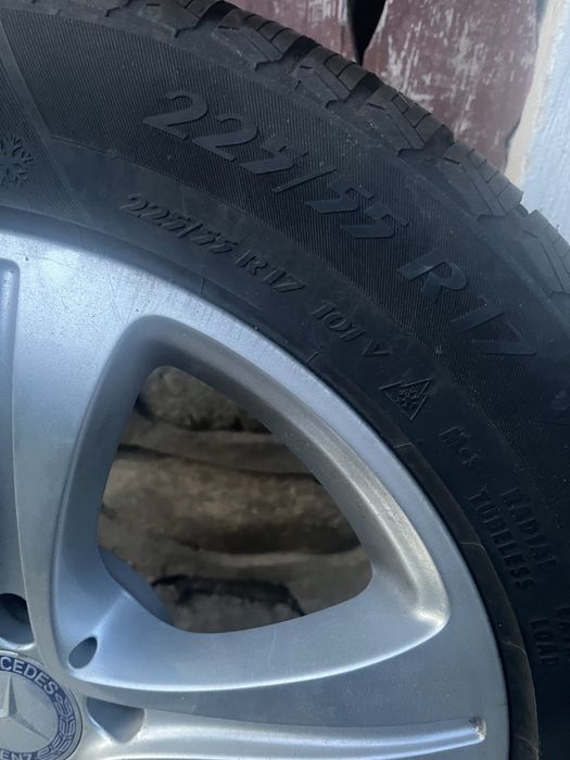 Cauciucuri iarna+jante Mercedes 255 55 17
