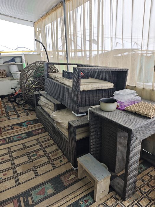 Ротанговая мебель в оригинале.