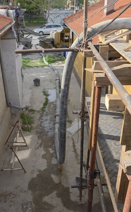 Стационарна бетон помпа Силистра заливане на трудно достъпни терени