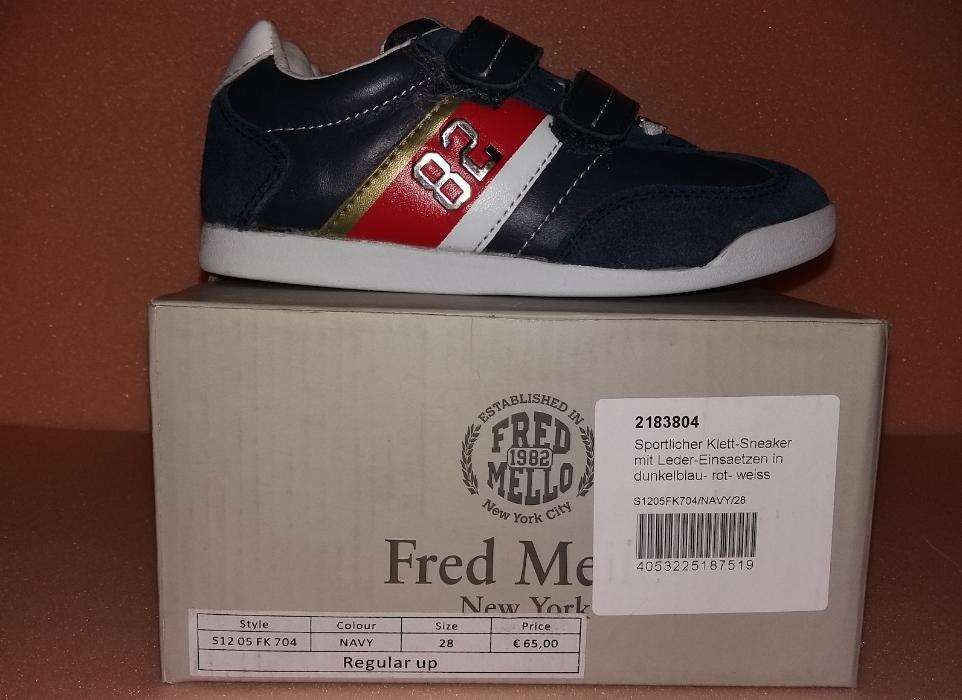 Adidasi Sneakers baieti FRED MELLO mar. 28 Nou