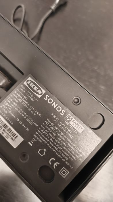 Boxa Ikea Sonos E1801
