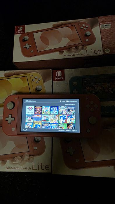 Nintendo Switch v2  Lite Mondat card 256gb