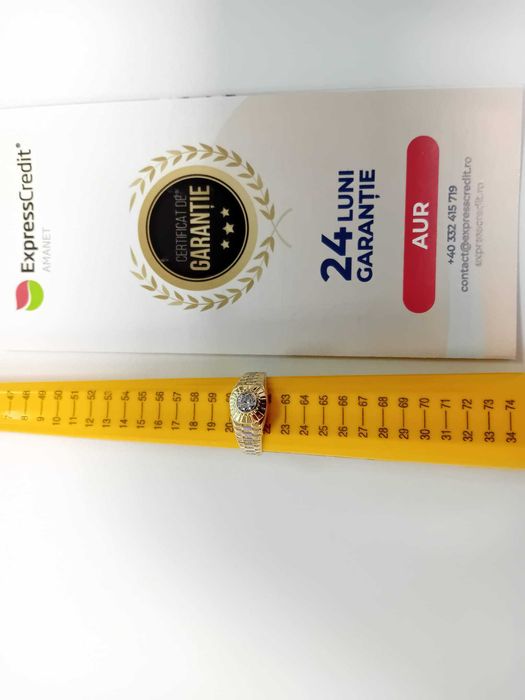 (Ag33) Inel Aur 14K/Garantie 2 ani