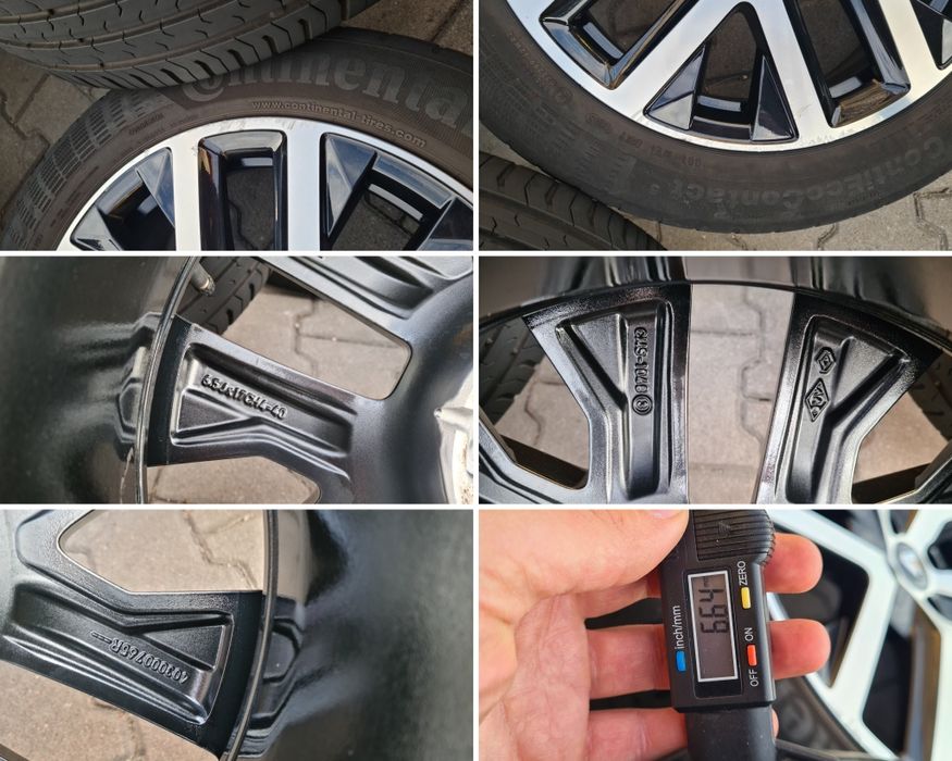 Jante bicolore Renault Captur/Clio/Modus/Zoe,R17,4x100mm,Nissan,Dacia