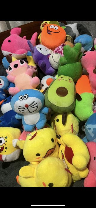 Мягкие игрушки для игрового автомата / детского сада