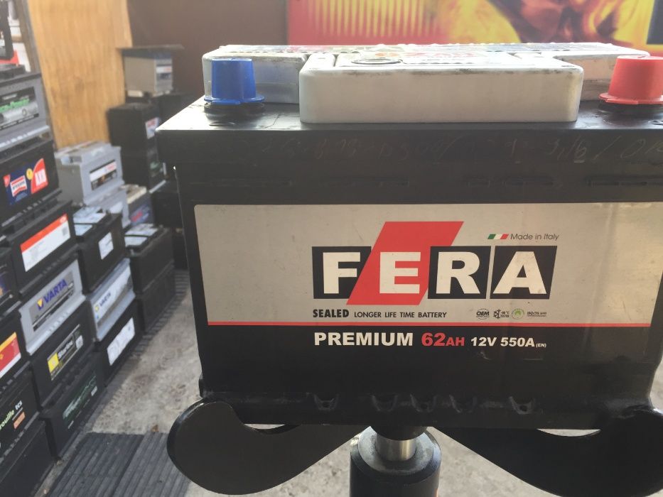акумулатор 62 ач,гаранция,доставка приспадане за стар акумулатор