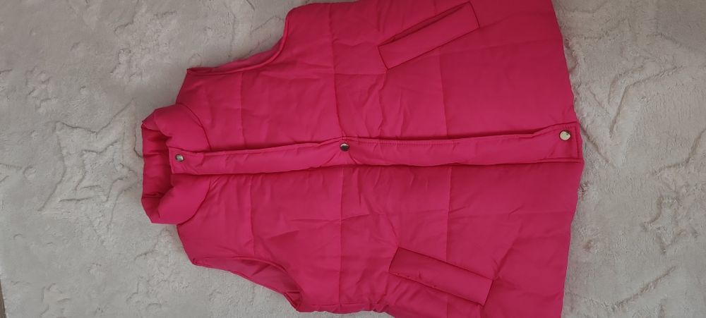 Vestă căptușită, matlasată roz , damă 0XL