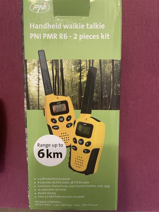 Vand set walkie talkie