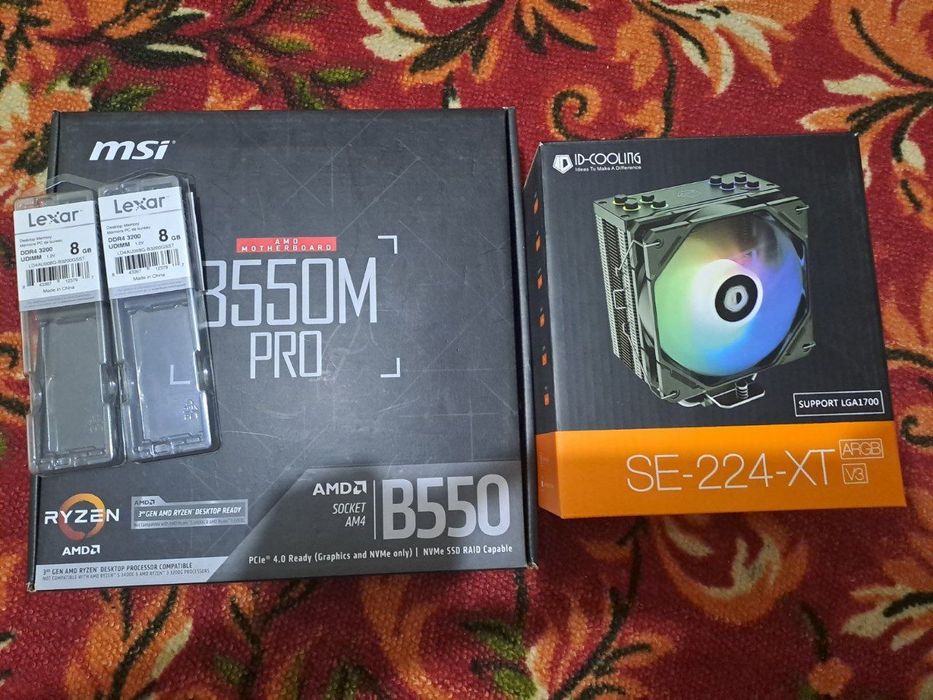 Игровой ПК: Ryzen 5 5600g / RTX 3060 12GB/ ОЗУ 16gb