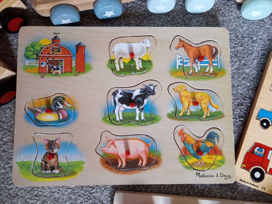 Lot jucării din lemn