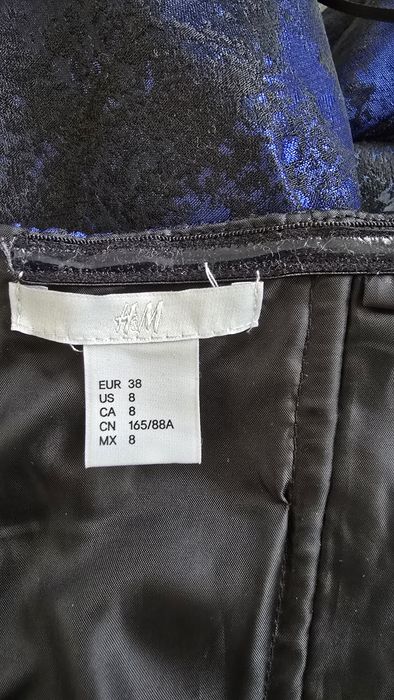 Rochie mini cu corset si buzunare, H&M, 38