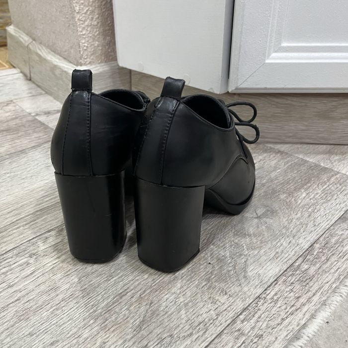 Ботильоны кожаные