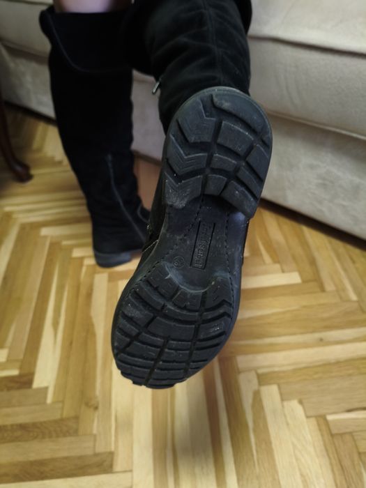 Зимни ботуши над коляното регулируеми