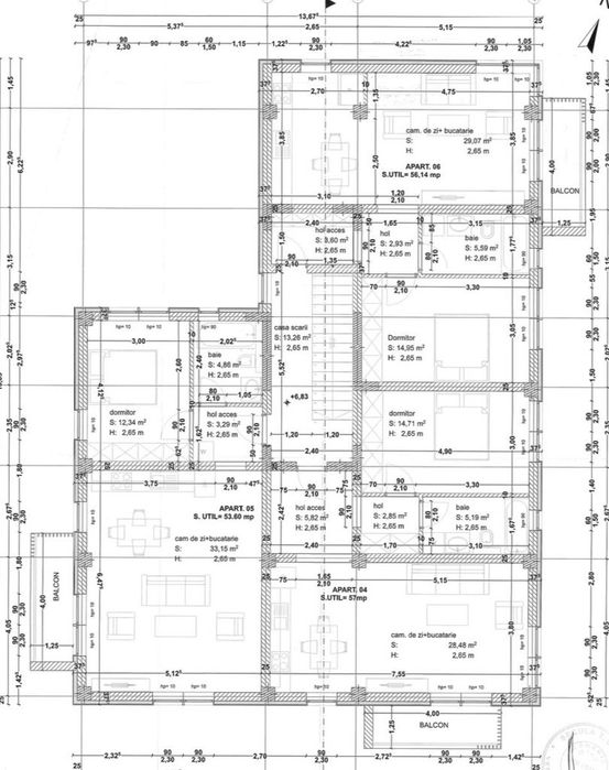 Apartament 2 camere - etaj 1 - zona Drumul Boilor - Mosnita