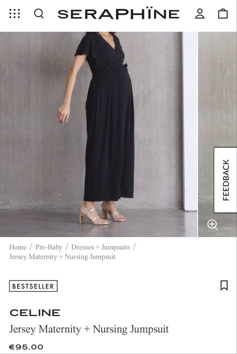 Дрехи за бременни - дънки, гащеризон Seraphine maternity