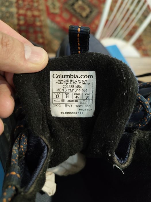 Зимние ботинки Columbia 44 размер