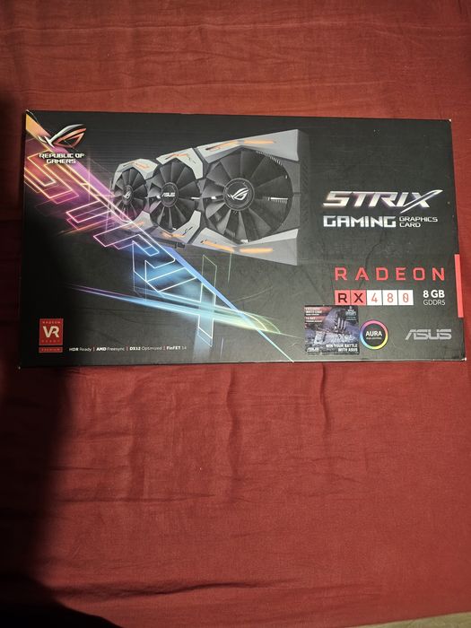 Видеокарта ASUS ROG STRIX  Radeon RX 480 8GB
