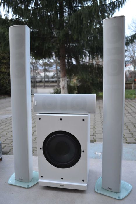 Subwoofer activ Teufel US 4110/6 SW White cu 6 Sat