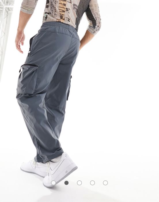 Мъжки карго панталон Ellesse "Squadron" – Streetwear & Utility (Сив)