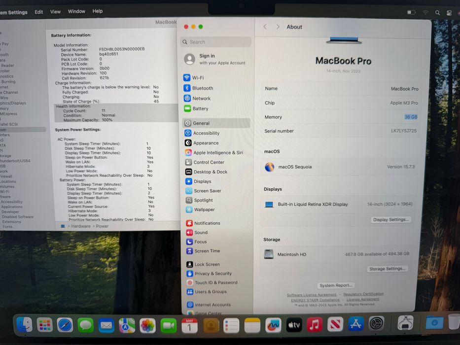 MacBook Pro 14" M3 PRO 11-CPU/ 14-GPU/ 36GB RAM/512GB SSD ГАРАНЦИЯ