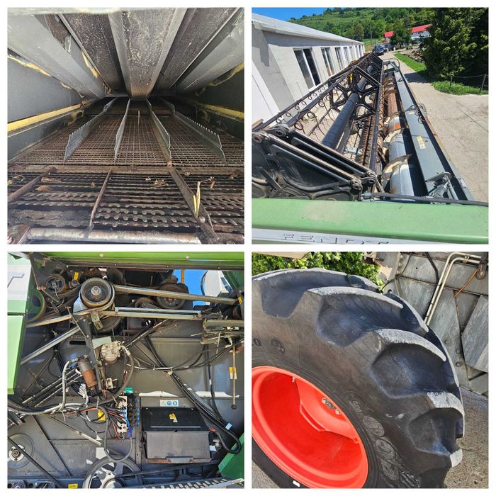 De vanzare combina Fendt 5250E+Echipament de paioase Fendt 743 — poza 5