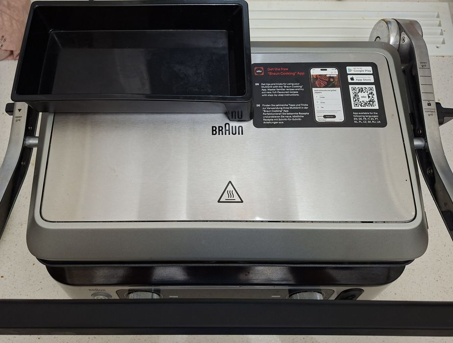 Мощный электрогриль Braun MultiGrill 9