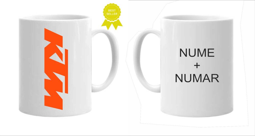Cana fani Ktm personalizata cu nume si numar