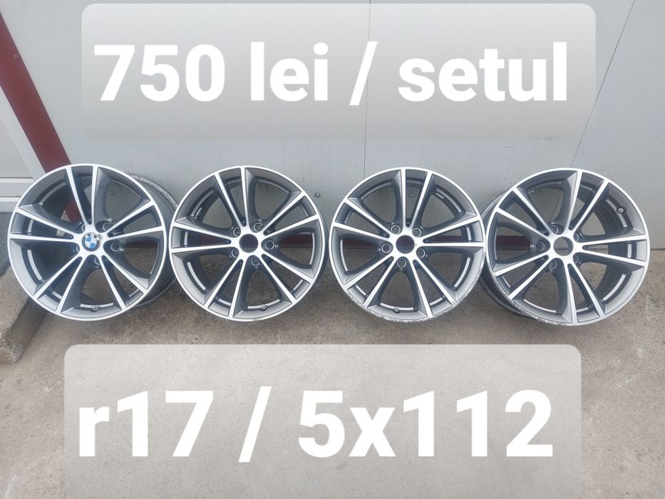 Jante aluminiu originale r17 / Bmw Vw Audi Skoda Seat / 5x112 / ET 27